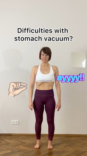 Difficulties with stomach vacuum? Try this! Place your fingertips right under your ribs. Inhale, and for the exhalation massage your diaphragm. This releases the tension in the fascia letting you to open the ribcage better. For a ✅ stronger pelvic floor ✅ less back pain ✅ smaller waist. Follow me to learn the Low Pressure Fitness breathing & the stomach vacuum! Try my online donation based live starter class: https://www.shapeyourbelly.com/. On-demand course (already from 12.5 EUR / USD / month!