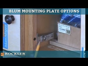 Available Blum Mounting Plate Options