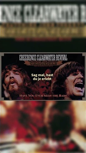 Have You Ever Seen The Rain with German lyrics!