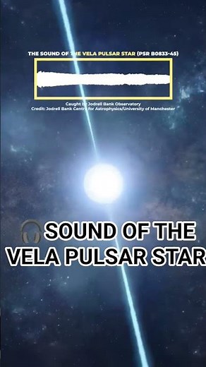 🎧 This is the REAL Sound of the Vela Pulsar Star! 🌌✨#explorepage