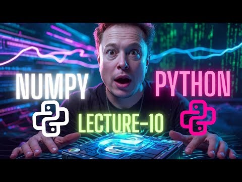 Numpy in python Explained (part 10🔥)| complete free course in hindi