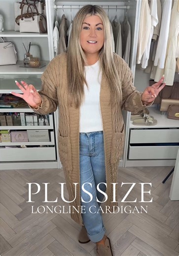 Plus Size Autumn Layers with Longline Cardigans
