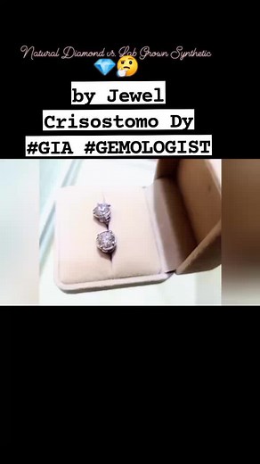 Lab grown Synthetic Diamond vs. Natural Diamond 🤔 Our Client thought her pair of earrings is worth Php 10 Million! 🤫 Let's see! by: #JewelCrisostomoDy #GIA #gemologistph #earrings #diamonds #diamondsph 💎 | Jewel Crisostomo- Dy, MBA, GIA GG