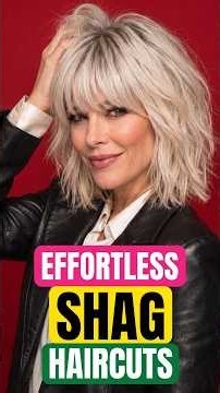 Effortless Shag Haircuts For A Youthful And Eye-Catching Look