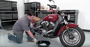 Indian Shows You How To Change Your Scout’s Oil