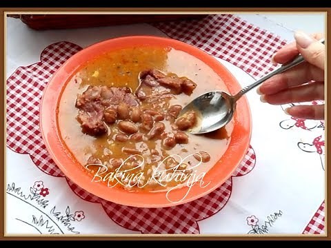 Bakina kuhinja - kako skuvati šareni pasulj sa kolenicom
