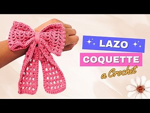 🎀Lazo Coquette a Crochet 🎀 | Paso a Paso