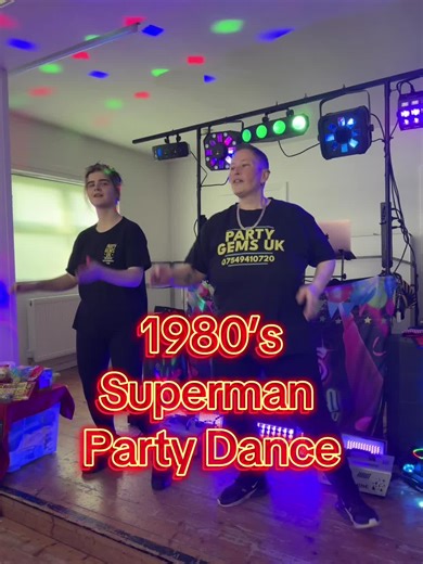 #1980s #superman #blacklace #partydance #dance