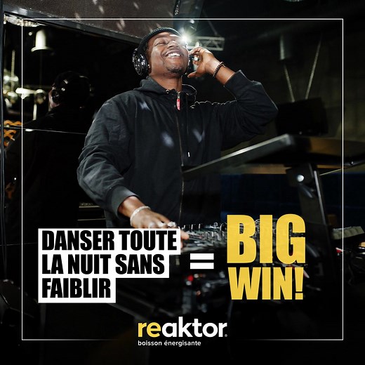 Ton corps, ton rythme, ton énergie. 😎 reaktor t’accompagne dans toutes tes victoires, petites et grandes. #reaktor #Energy #Drink #RepousseTesLimites | Reaktor