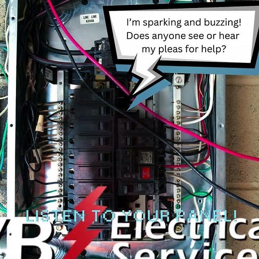 Buzzed electrical panel