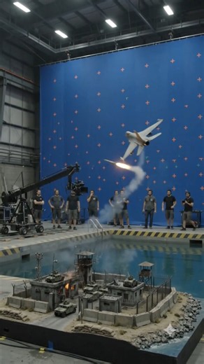 A Miniature Border. A Massive Firestorm.#Firestorm #EpicFX #FilmSet #jet