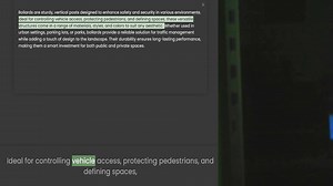 Bollards are sturdy, vertical posts designed to enhance safety and security in various environments.