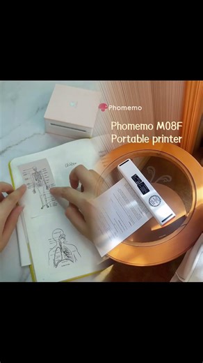 Take notes with a mini printer that doesn’t use ink!#study #studywithme