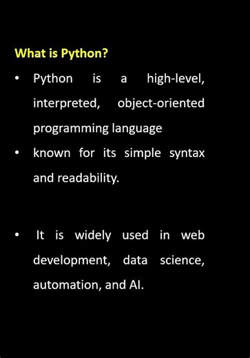 What is Python? | Python Interview Question #1 🐍 ⭐ (Best)