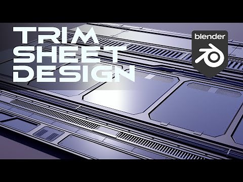 TRIM SHEET modeling in Blender