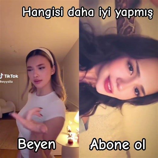 Hangisi daha iyi yapmış✨️ #ferideözdinç #sıladündar