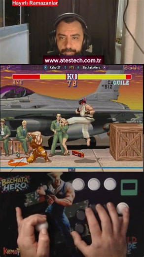 Constantly Changing My Game 😎" - Ryu vs Guile #streetfighter #retrogaming #capcom #fightcade2
