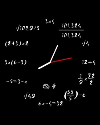 Arithmetic clock #maths