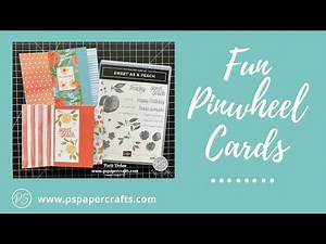 How to make this Fun Pinwheel Card, So Easy To Do!