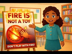 Fire Is NOT a Toy! | Kids Safety Video | Learn Fire Safety for Children