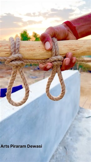 How to make a knot on Rope!!