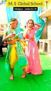 Saumya Pandey (krishna) and Astha Yadav (Radha) ❤️ dance program #classicaldance #indiandance #song