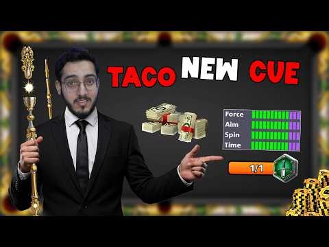 NEW RELIC CUE TACO MAX 396 UPGRADE PIECES 8 BALL POOL 😱‼️
