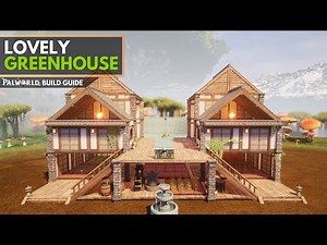 Palworld: Easy and Lovely Greenhouse Base Design