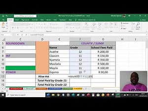 Mks Grade 10 CAT Excel Functions PART 2