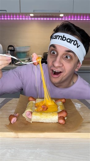 This is the best pizza recipe for your home in 5 minutes🤤 #kambarov #recipe #delicioussimplebudge...