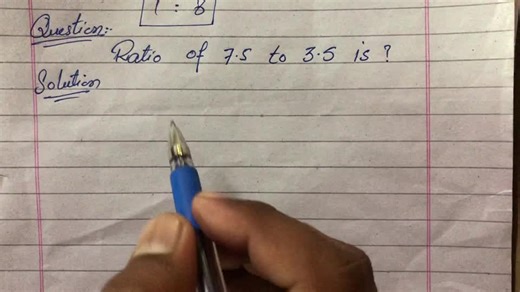 What is the ratio of 7.5 and3.5?#mathtricks #ratios