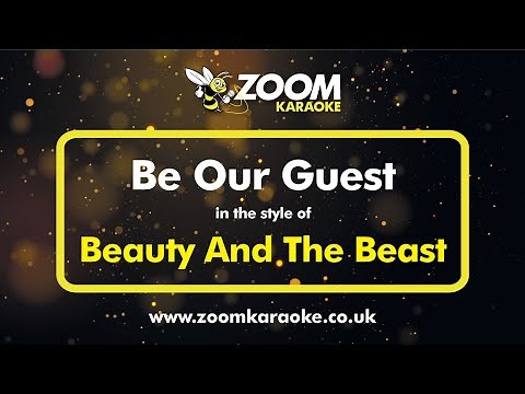Beauty And The Beast - Be Our Guest (Karaoke Version) with Lyrics On Screen
