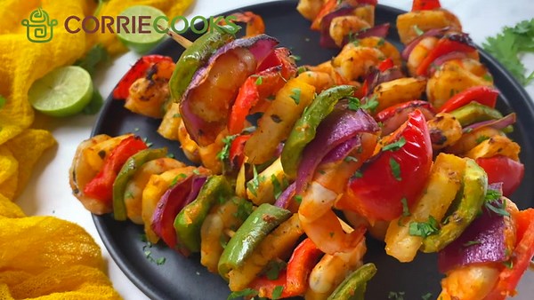 Shrimp Skewers in Oven