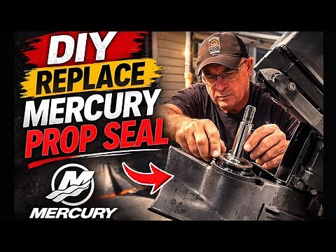 DIY Guide To Replacing Your Mercury Propeller Shaft Seal!