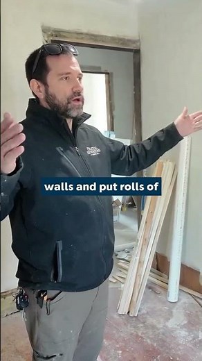 Jesse and I found a clever fix for walls that were too rough to save