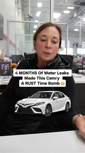 It didn’t leak on his seats, it leaked into the sunroof tray. Now he’s scared the rust bill will be worse than the repair. #toyotamaintenance #sunroofleak #customerservice | Sunrise Toyota | Facebook