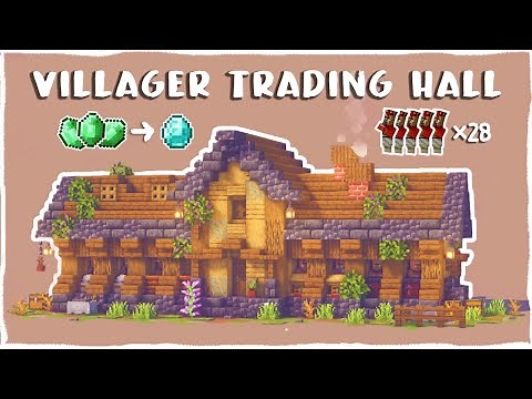 Minecraft: How to Build a Villager Trading House | Tutorial (EASY)