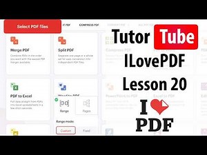 ILovePDF - Lesson 20 - HTML to PDF
