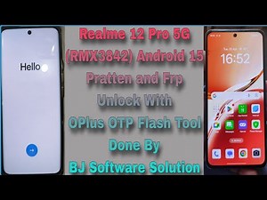 Realme 12 Pro 5G (RMX3842) Android 15 Pratten and Frp Unlock With OPlus OTP Flash Tool Done By BJ