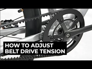 How to Adjust the Belt Drive Tension on Rize Fixie
