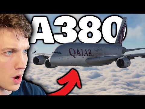 FINALLY an A380 in Microsoft Flight Simulator