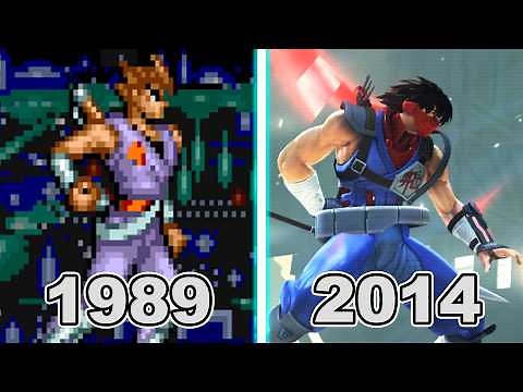 Strider Game Evolution (1989 - 2014)