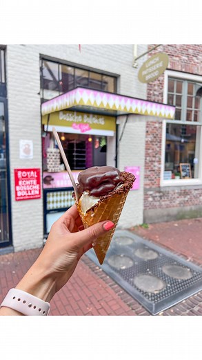 174K views · 1.1K reactions | In onze vlog, “Viral Food Test Den Bosch”, proeven we verschillende populaire lekkernijen, waaronder het beroemde Bossche Bol-ijs van @royaldenbosch 葉. Benieuwd naar onze reacties? Bekijk de volledige video nu op ons YouTube-kanaal (link in bio)!  #denbosch #denboschcity #dagjeweg #dagjeuit #uiteten #brabant #bosschebol #bosschebollen #denboschtips | Travelling Sisters | Facebook