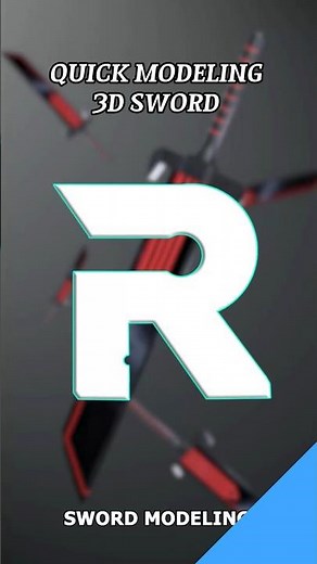 ⚔️ Speed Sword 3D Modeling in Maya | #shorts #3dmodeling #maya