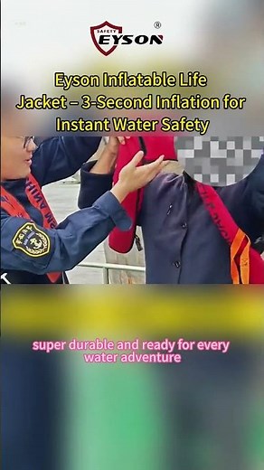 Eyson Inflatable Life Jacket – 3-Second Inflation for Instant Water Safety