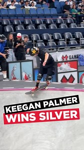 64K views · 3.4K reactions | @keeganpalmer wins silver in Men’s Skateboard Park at #XGamesOsaka 2025! | X Games | Facebook