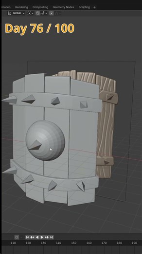 100 Days of Digital sculpting in Blender Day 76