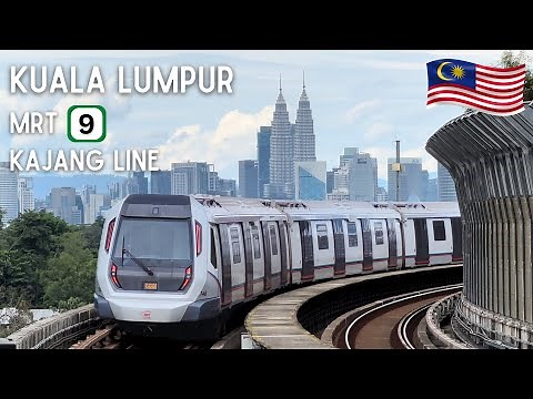 🇲🇾 Kuala Lumpur MRT COMPILATION・Kajang Line Metro Malaysia [4K]