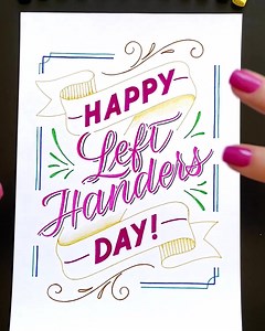 Today we celebrate Left Handers Day! To honor this occasion and the lefthanded community, we‘re sharing a mesh-up of many talented lefthanded artists, who we got to work with over the years  Special thanks to @jenshuebner, @rodrigofalco,@puli.letrou, @feliudd and @carlottaklee 💚💜💙 #FaberCastell #LefthandersDay | Faber-Castell