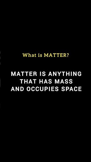 What Is Matter in Chemistry & Definition of Matter